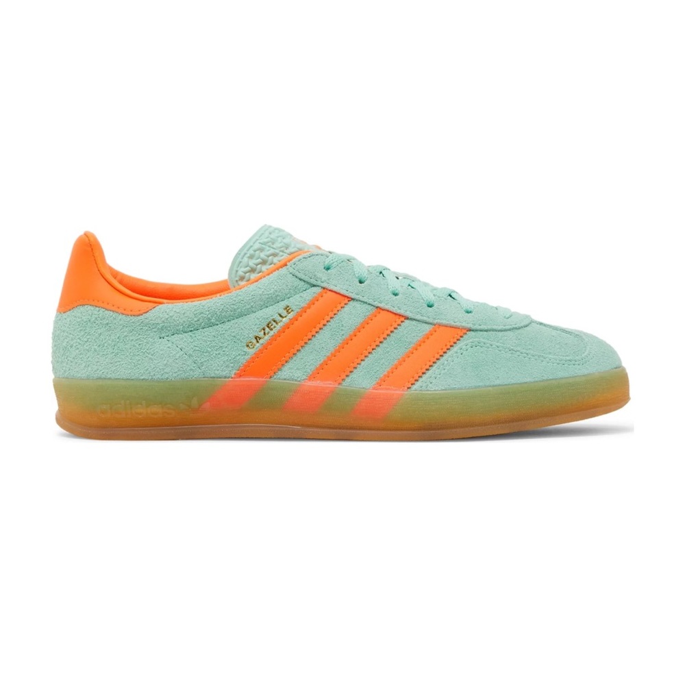 NWT Gazelle Indoor Pulse Mint Solar Orange Women 7